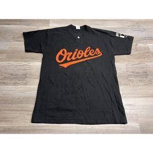 Russell Athletic Black & Orange Orioles Jersey Shirt